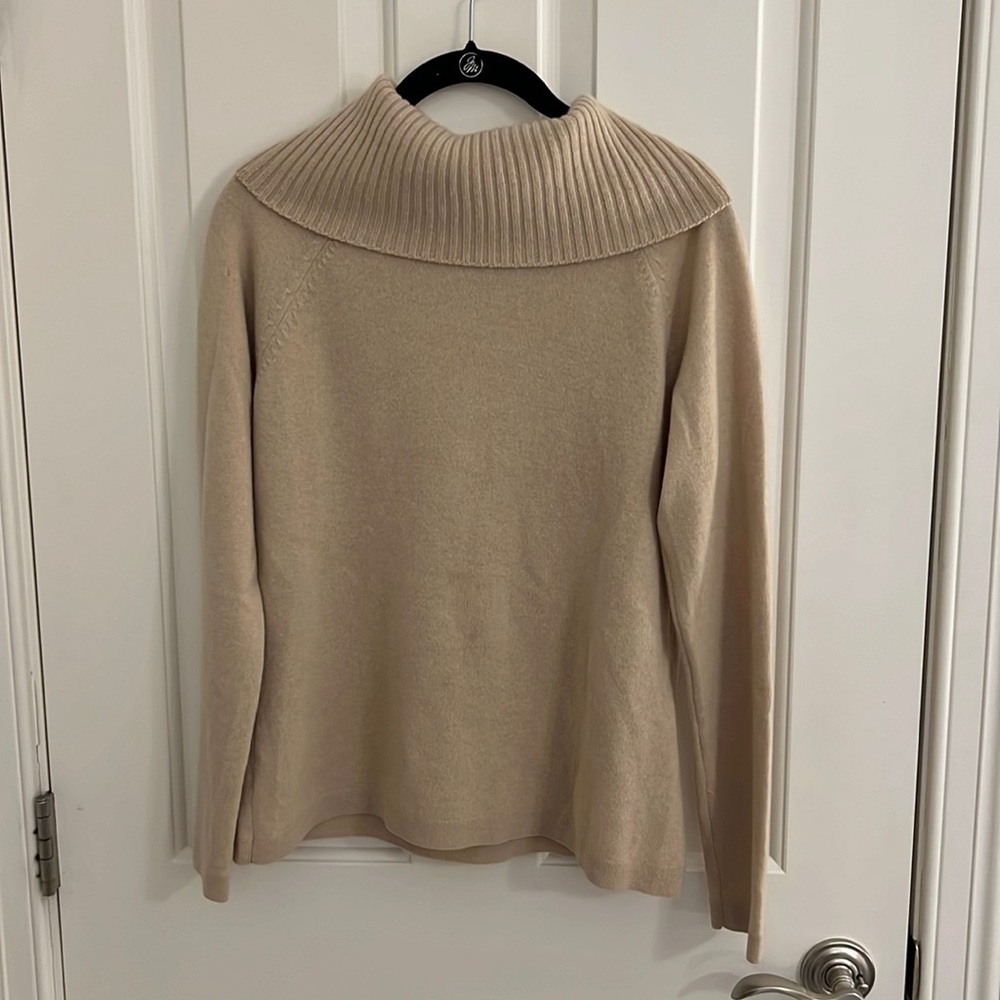 Ann Taylor 100% Cashmere Turtleneck